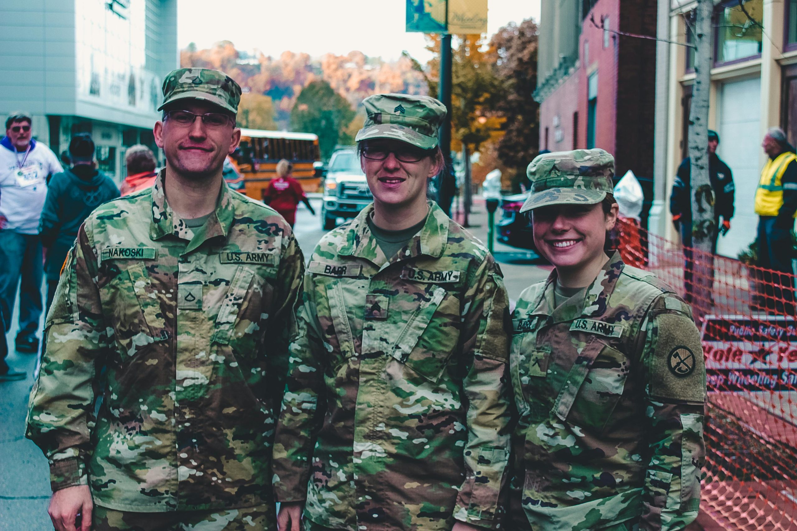 A group of military forces.